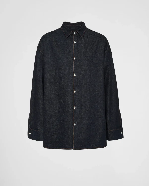 Denim*Prada Denim shirt Navy