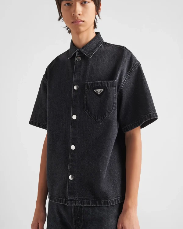 Denim*Prada Denim shirt Black