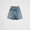 Denim*Prada Denim shorts Skyblue