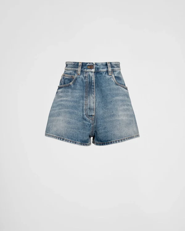 Denim*Prada Denim shorts Skyblue