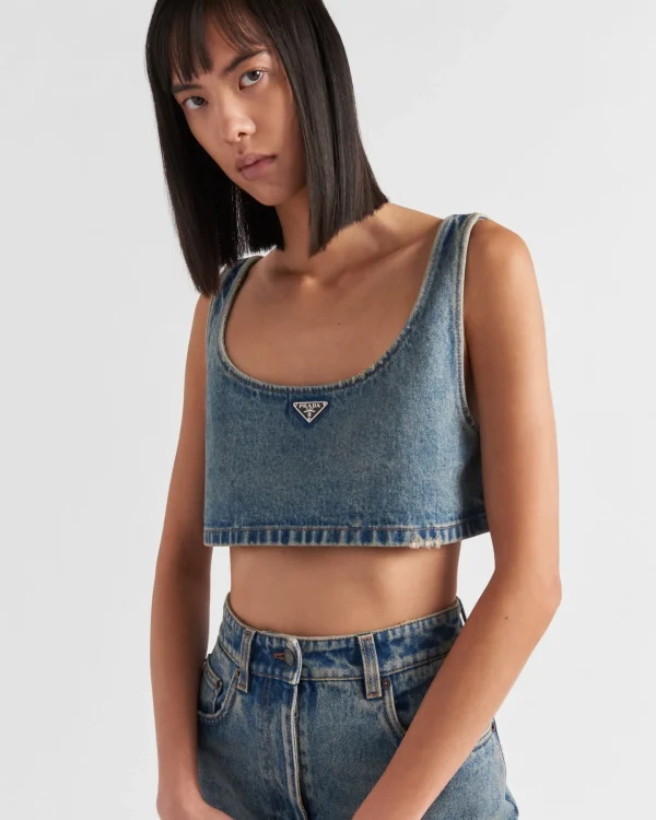 Denim*Prada Denim top Midblue