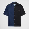 Denim*Prada Double Match denim shirt Black/blue