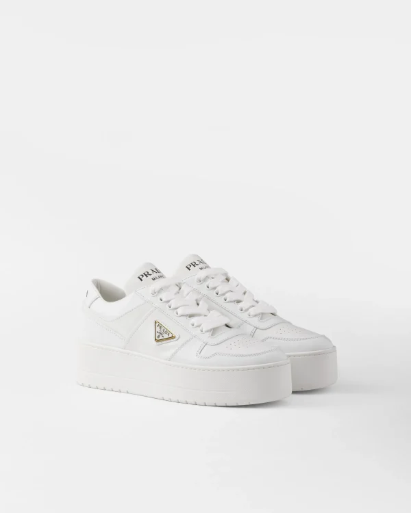 Sneakers*Prada Downtown Bold leather sneakers White