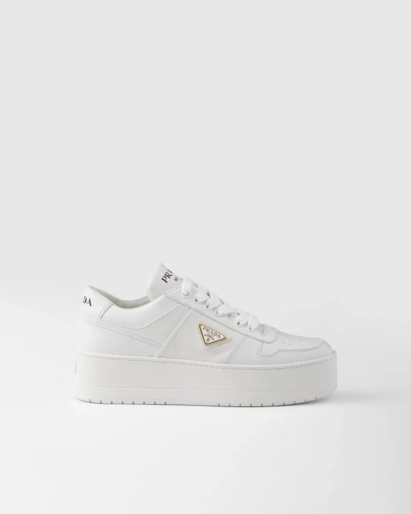 Sneakers*Prada Downtown Bold leather sneakers White