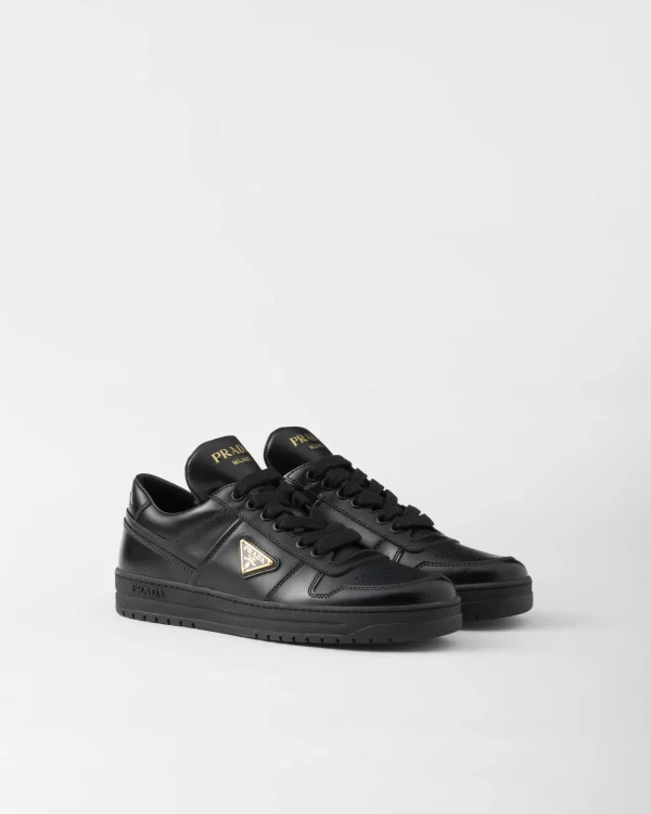 Sneakers*Prada Downtown leather sneakers Black