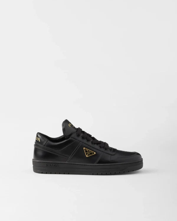 Sneakers*Prada Downtown leather sneakers Black