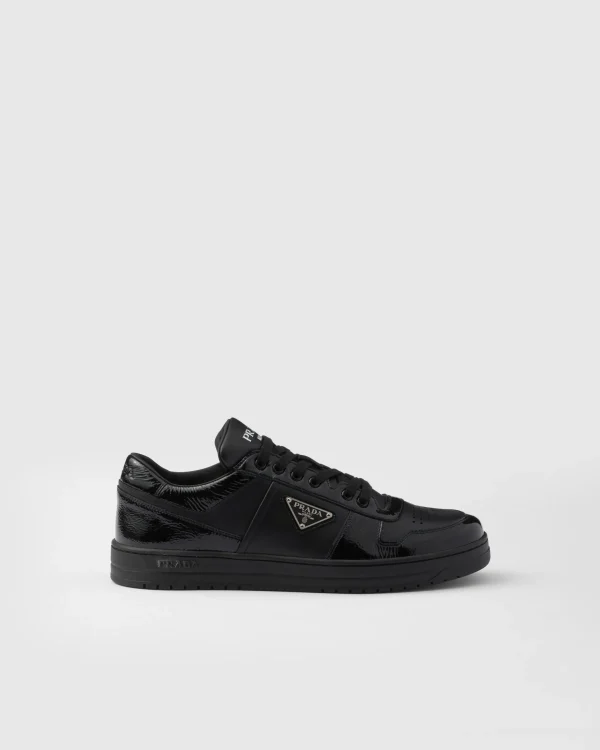 Sneakers*Prada Downtown leather sneakers Black