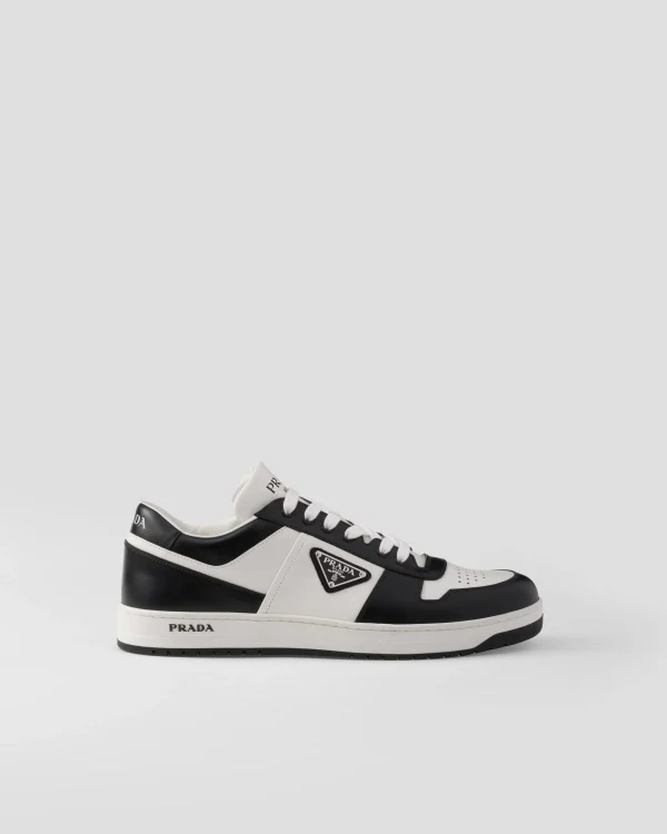 Sneakers*Prada Downtown leather sneakers White/black