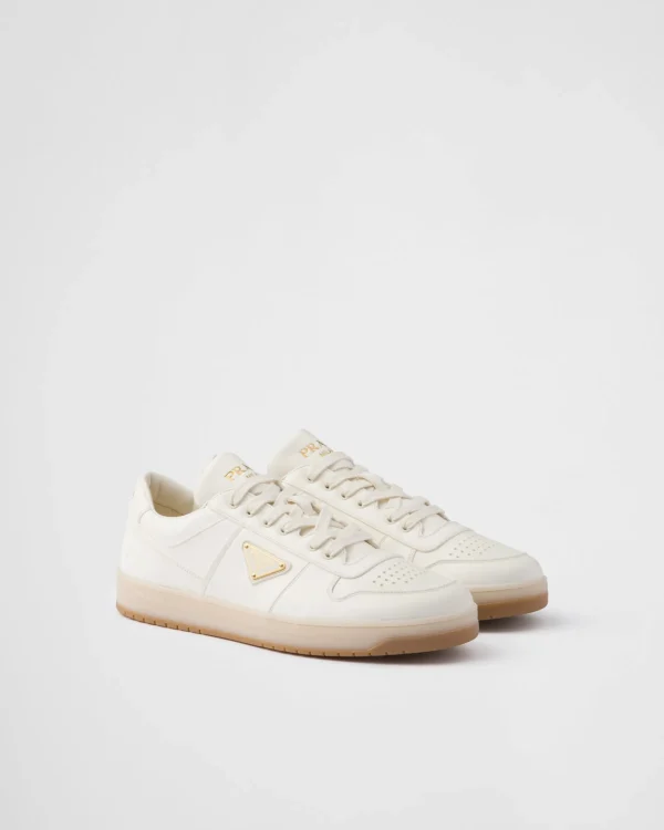 Sneakers*Prada Downtown nappa leather sneakers Ivory