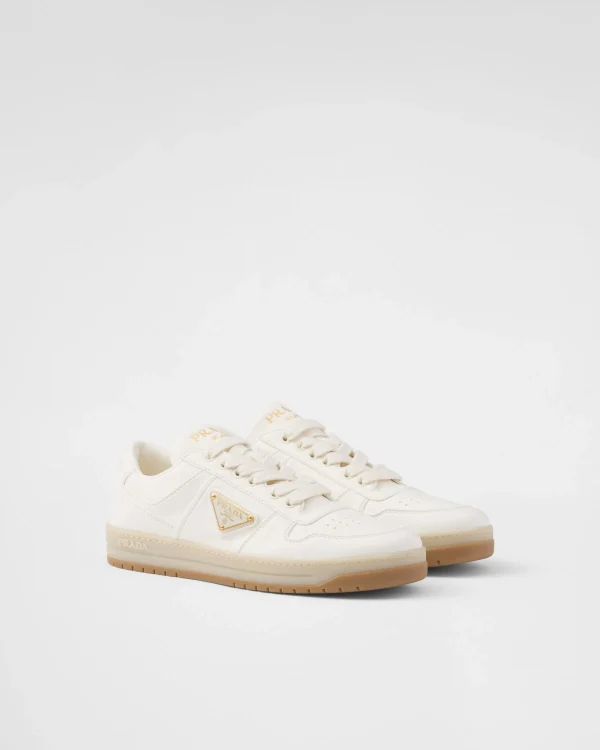 Sneakers*Prada Downtown nappa leather sneakers Ivory