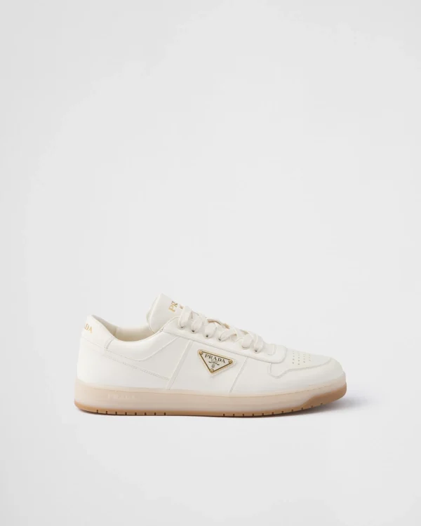 Sneakers*Prada Downtown nappa leather sneakers Ivory