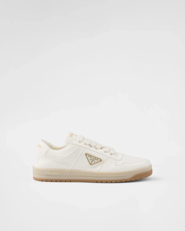 Sneakers*Prada Downtown nappa leather sneakers Ivory