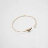 Bracelets*Prada Eternal Gold bangle bracelet in yellow gold with diamond Gold/black/white