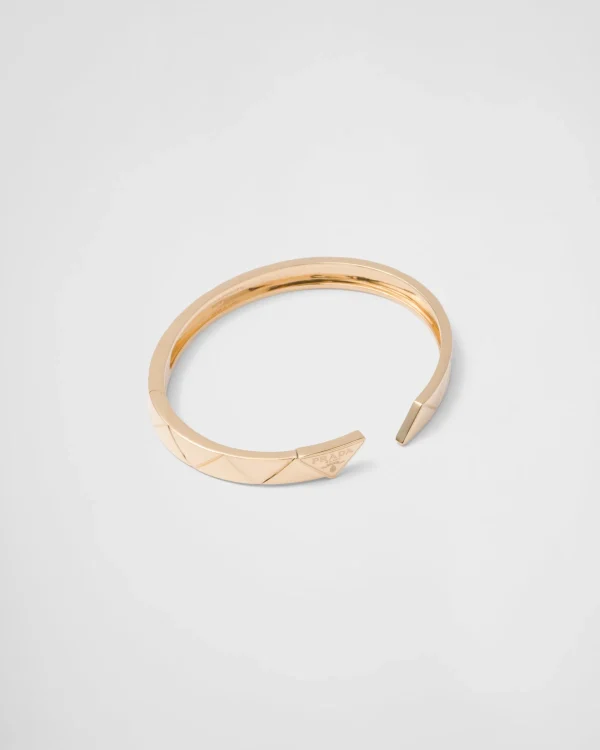 Bracelets*Prada Eternal bangle bracelet in yellow Gold