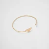 Bracelets*Prada Eternal Gold bangle bracelet in yellow gold with diamond Gold/white