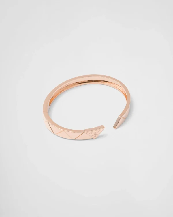 Bracelets*Prada Eternal Gold bangle bracelet in pink gold Rosegold