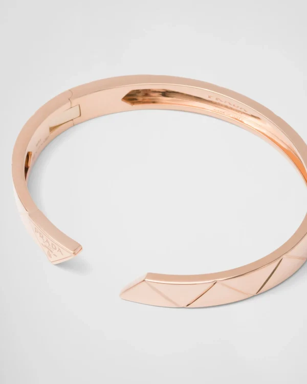 Bracelets*Prada Eternal Gold bangle bracelet in pink gold Rosegold