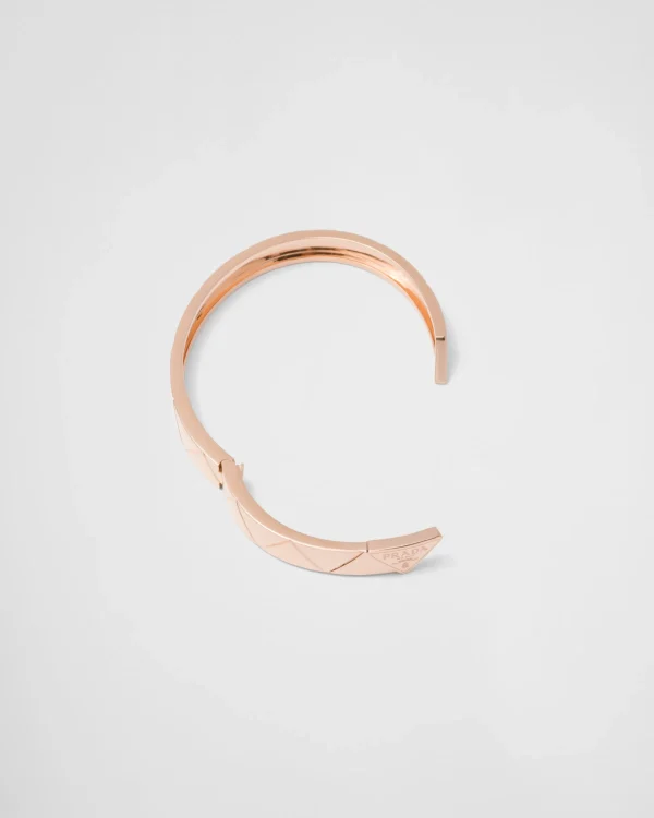 Bracelets*Prada Eternal Gold bangle bracelet in pink gold Rosegold