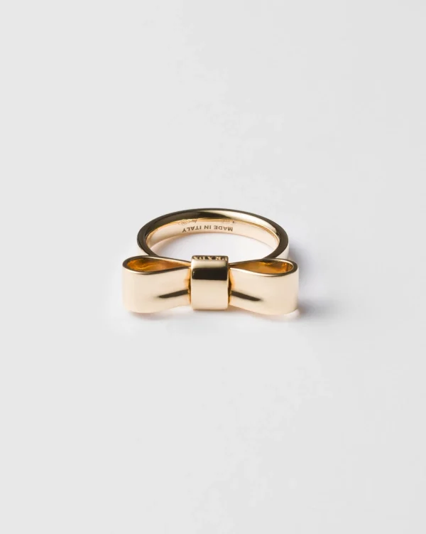 Rings*Prada Eternal Bow signet ring - yellow Gold