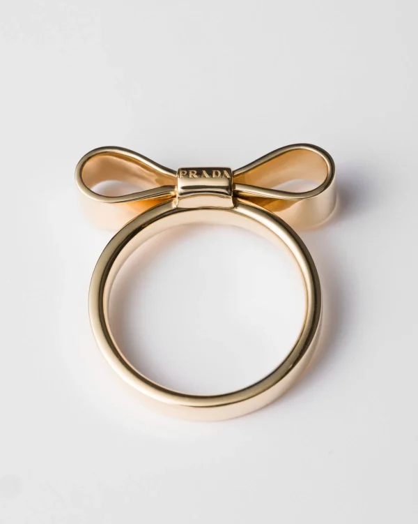 Rings*Prada Eternal Bow signet ring - yellow Gold