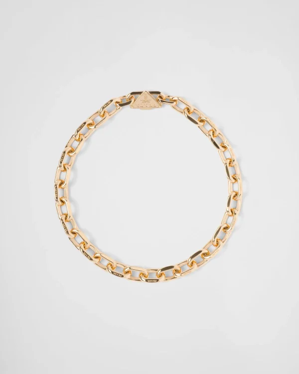 Necklaces*Prada Eternal chain necklace in yellow Gold