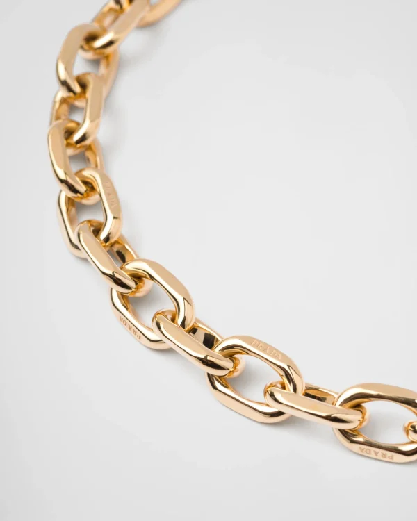 Necklaces*Prada Eternal chain necklace in yellow Gold