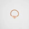 Rings*Prada Eternal Gold chain ring in pink gold with diamonds Rosegold/white