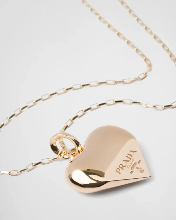 Necklaces*Prada Eternal medium pendant necklace in yellow Gold