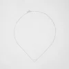 Necklaces*Prada Eternal Gold micro triangle pendant necklace in white gold and diamonds Whitegold/white