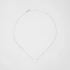 Necklaces*Prada Eternal Gold mini triangle pendant necklace in white gold and diamonds Whitegold/white