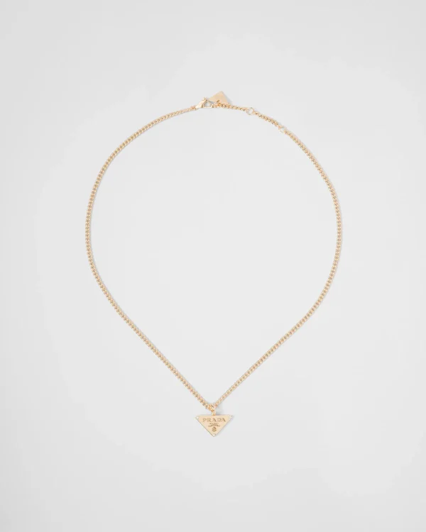 Necklaces*Prada Eternal Gold pendant necklace in yellow gold with diamonds Gold/white