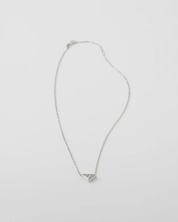 Necklaces*Prada Eternal Gold pendant necklace - white gold and laboratory-grown diamonds Whitegold/white