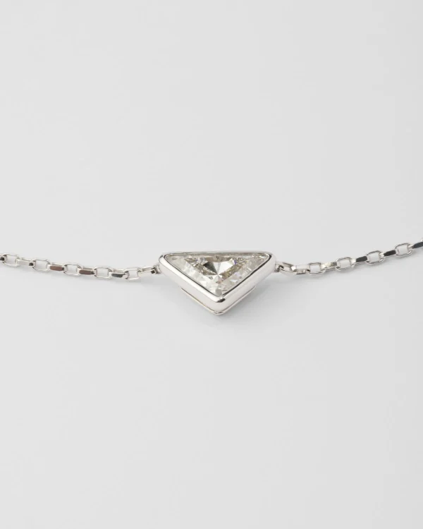 Necklaces*Prada Eternal Gold pendant necklace - white gold and laboratory-grown diamonds Whitegold/white