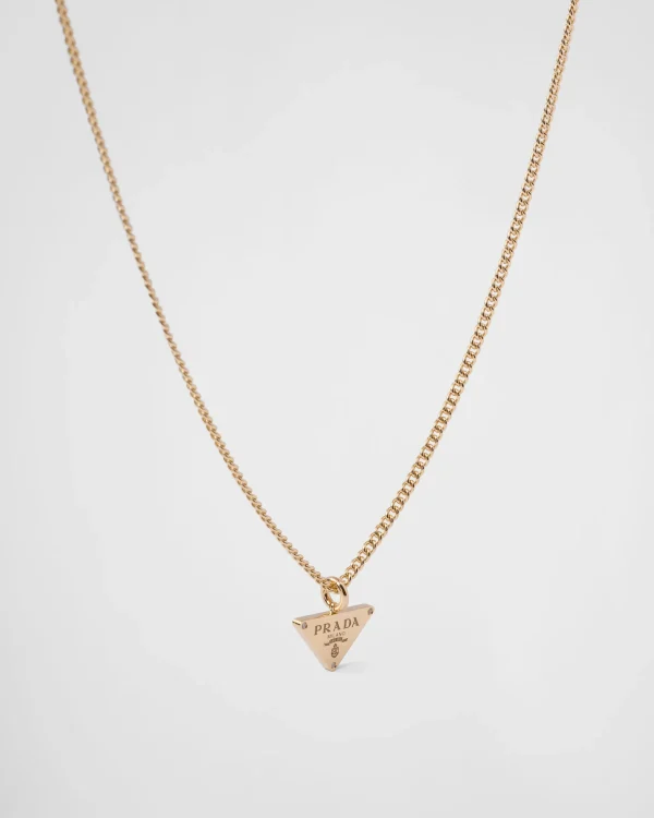 Necklaces*Prada Eternal Gold pendant necklace in yellow gold with diamonds Gold/white