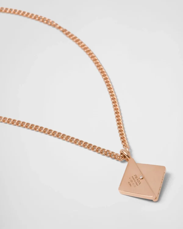 Necklaces*Prada Eternal Gold pendant necklace in pink gold with diamonds and mother-of-pearl Goldpink/mop/white