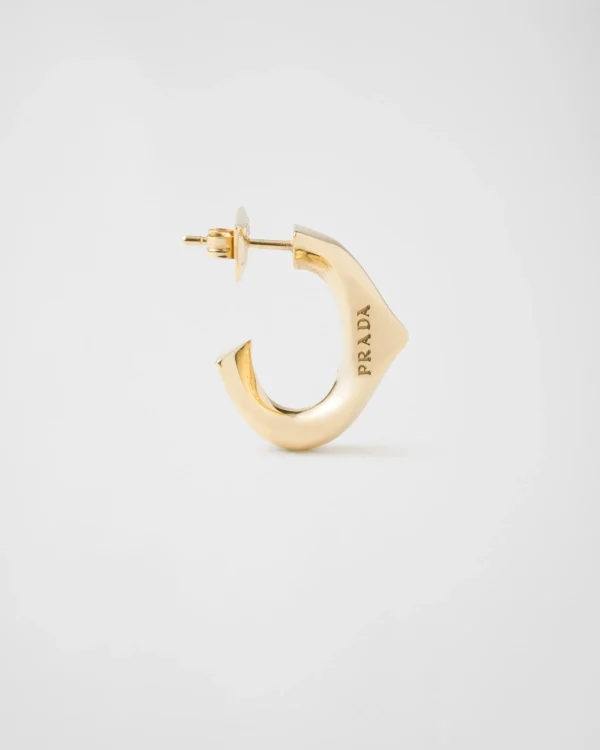 Earrings And Brooches*Prada Eternal single earring - yellow Gold