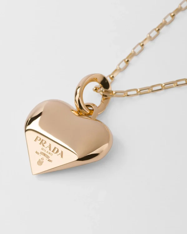 Necklaces*Prada Eternal small pendant necklace in yellow Gold