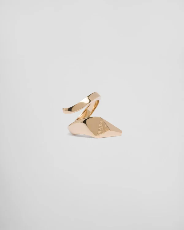 Rings*Prada Eternal snake ring in yellow Gold