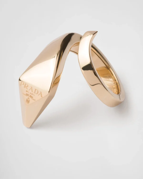 Rings*Prada Eternal snake ring in yellow Gold