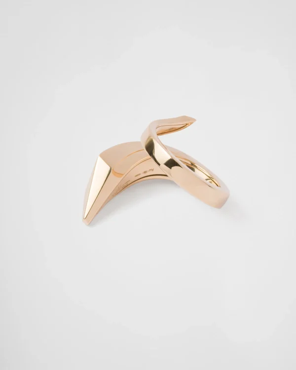 Rings*Prada Eternal snake ring in yellow Gold