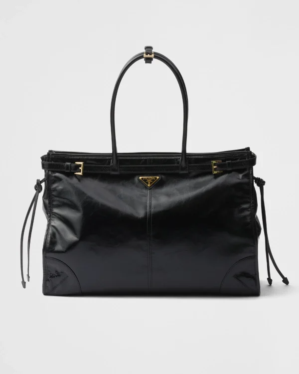 Briefcases | Briefcases*Prada Extra large leather handbag Black