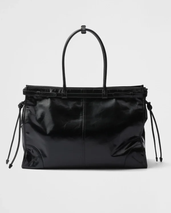 Briefcases | Briefcases*Prada Extra large leather handbag Black