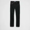 Denim*Prada Five-pocket corduroy jeans Black