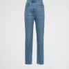 Denim*Prada Five-pocket denim jeans Midblue