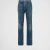 Denim*Prada Five-pocket denim jeans Navy