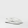 Sandals*Prada Flat leather sandals White