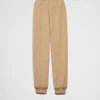 T-shirts And Sweatshirts*Prada Fleece joggers Camelbrown