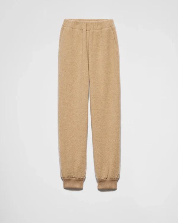 T-shirts And Sweatshirts*Prada Fleece joggers Camelbrown