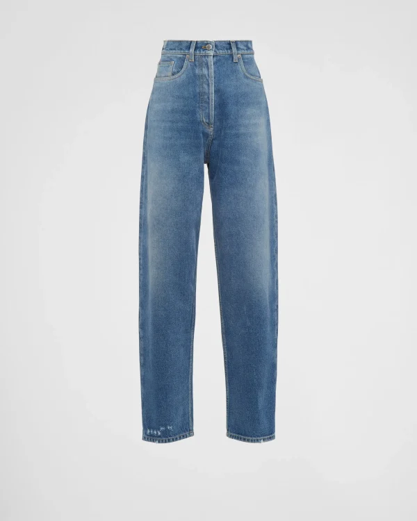 Denim*Prada High-waisted denim jeans Midblue