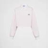 T-shirts And Sweatshirts*Prada Jersey polo shirt Cyclamen